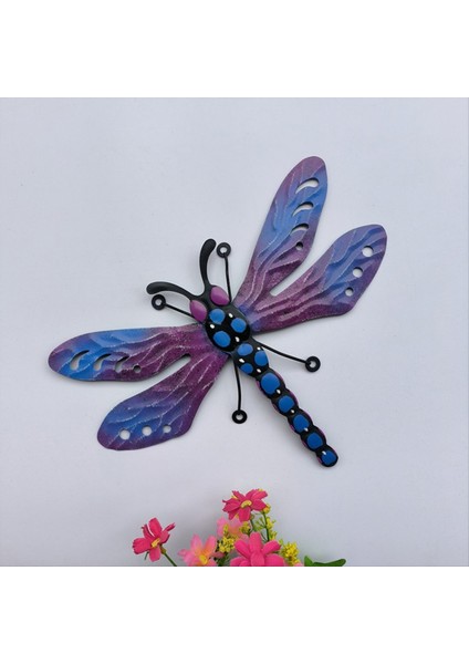 3 Paket Metal Yusufçuk Duvar Dekoru, 3D Renkli Yusufçuk Duvar Sanat Heykel Böcek Dış Mekan Dekorasyon Asılı (Yurt Dışından) fiyatları