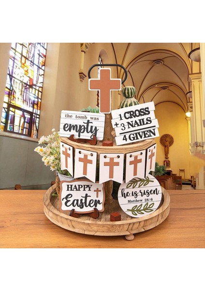 Paskalya Terozlu Tepsi Dekorasyon Seti Beyaz Güvercin Masa Üstü Ahşap Zanaat 2024 Tatil Partisi Malzemeleri Ev Masaüstü Dekoru (Yurt Dışından) indirimleri