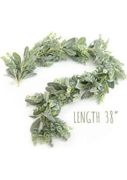 2pc Kuzular Kulak Çelenk Yeşillik ve Okaliptüs Asma/38 Inç Uzunluğunda/açık Renkli Akınlı Yapraklar/yumuşak ve Drapey Düğün (Yurt Dışından) fiyatları