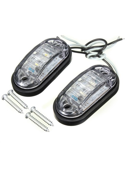 4x LED Yan Işıklı Genel Kamyon Treyler Van Beyaz (Yurt Dışından) fiyatları