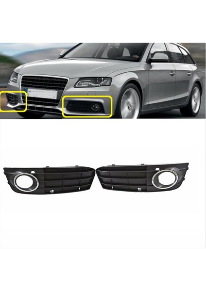 Sol Sis Farı Çerçevesi Lamba Kaplaması Ön Tampon Altındaki Izgara Kapağı (Yurt Dışından) modelleri