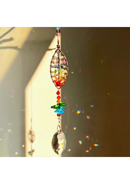 Güneş Yakalayıcı Kolye, Ev ve Bahçelerde Asma Süslemeler Için Kalp ve Yaprak Tasarımı A (Yurt Dışından) fırsatları