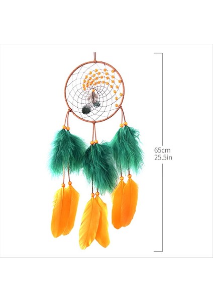 Dream Catcher Dreamcatcher-Kaz Tüyü ve Hindi Tüyü ile Sıcak Sonbahar, Ev Yatak Odası Dekoru Için El Yapımı (Yurt Dışından) indirimleri