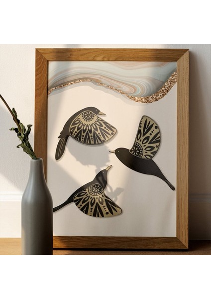 Ahşap Uçan Kuş Duvar Sanat Vintage Gotik Ev Dekor Oturma Odası Banyo Mutfak Dekor (Yurt Dışından) indirimleri
