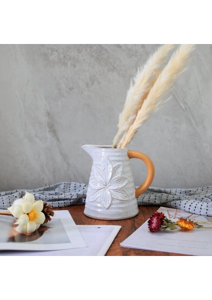 Country Farmhouse Vazo Masaüstü Çiçek Dekorasyonu Dekorasyon Oturma Odası ve Yemek Odası Dekorasyonu Için Çok Uygundur (Yurt Dışından) fırsatları