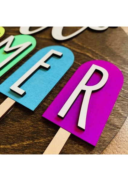 3D Mevsimsel Işaret, Merhaba Işaret Mevsim Dekoru Yaz Işareti Çiftlik Evi Yuvarlak Hoş Geldiniz Kapı Işareti Ev Dekoru (Yurt Dışından) indirimleri