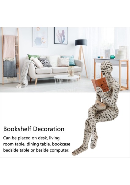 2 Adet Kadın Düşünürler Heykeli Hamur Okuma Kadınlar Figürin Modern Soyut Sanat Heykeli Okuma Kadın Heykel (Yurt Dışından) fiyatları