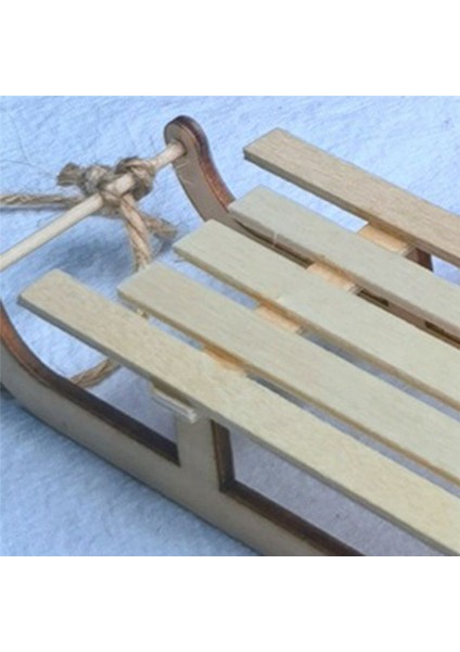 5pcs Noel Dekor Yemek Masası Dekor Ev Dekor Ahşap Dekor Ahşap Kızak Mini Ahşap Noel Süslemeleri (Yurt Dışından) modelleri