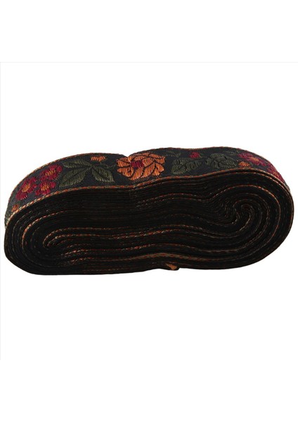 Çiçek Jakard Şerit Döşeme, Dikiş Dokuma Jakard Şerit Vintage Işlemeli Dantel Şerit Kumaş Dekor Döşeme Stili B (Yurt Dışından)