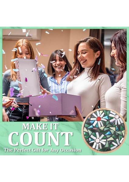 3 Stil Diy Mozaik Zanaat Seti Çiçek Mozaik Bambu Coaster El Yapımı Sanat Ev Dekorasyonu Için Set (Yurt Dışından) fırsatları