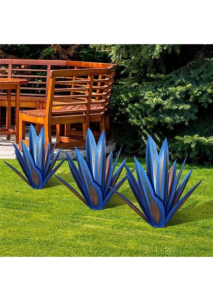 Tekila Rustik Heykel Metal Agave Bitki Ev Dekor Rustik El Boyalı Metal Agave Bahçe Süsleri Açık, 55CM (Yurt Dışından) fiyatları