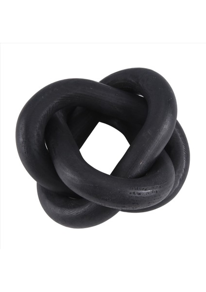 Ahşap Zincir Bağlantı Dekor 3 Bağlantı Ahşap Düğüm Dekor El Oyma Sehpa Dekor Modern Çiftlik Evi Raf Dekor Boho Siyah (Yurt Dışından) modelleri