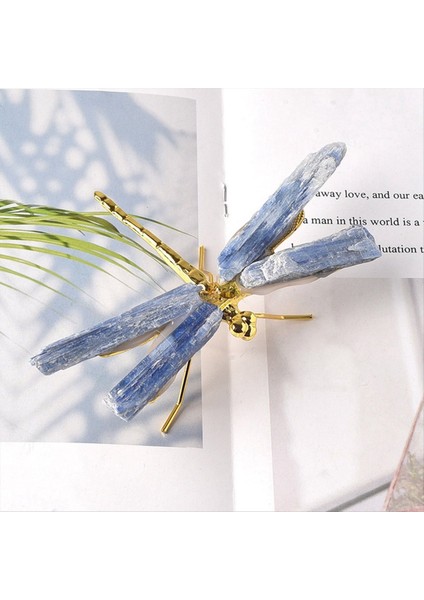 Kyanit Yusufçuk Heykelcik Kristal Taş El Sanatları Kelebek Mineral Ev Dekorasyonu (Yurt Dışından) fırsatları