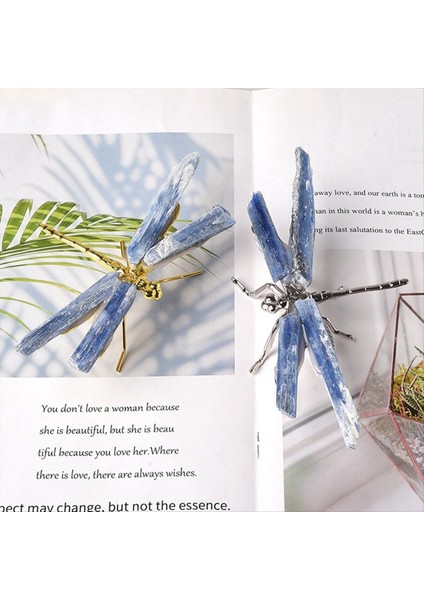 Kyanit Yusufçuk Heykelcik Kristal Taş El Sanatları Kelebek Mineral Ev Dekorasyonu (Yurt Dışından) indirimleri