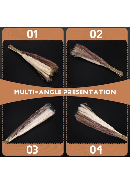 Doğal Pampas Çim Dekor 40 Parça, 45CM Doğal Kuru Beyaz Tavşan Kuyruk Buğday Tozu Pampas Çim Bitki Boho Dekor (Yurt Dışından) indirimleri