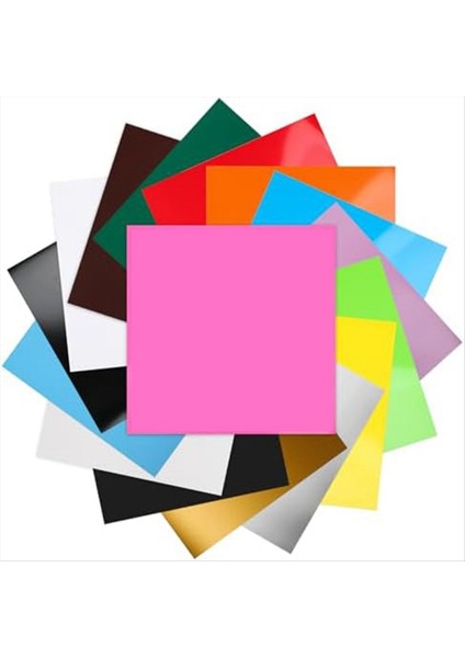 16 Parçalı Daimientvinyl Kit-Ev Dekor, Kupalar, Seramikler, Dıy El Sanatları Için Uygun Kendi Kendine Yapışkan Vinil Tahtalar (Yurt Dışından)