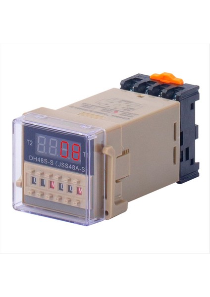 DH48S-S 12V Zaman Rölesi DC24V Soket ile Tekrar Döngüsü DH48S Serisi Temel ile Gecikme Süresi (Yurt Dışından)