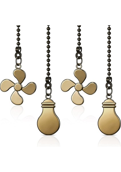 Tavan Fanı Çekme Zinciri Fan Uzantı Zinciri Fan Zinciri Dekoratif 12 Inç Tavan Fan Zinciri Genişletici Süsleme B (Yurt Dışından)