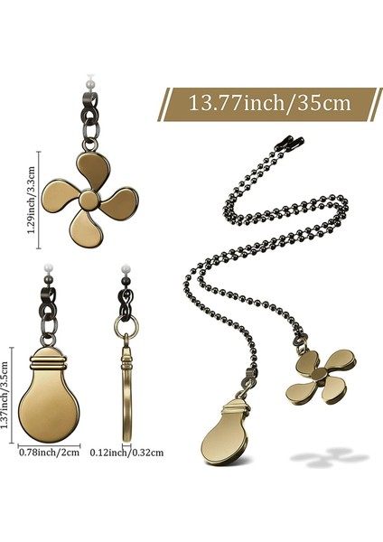 Tavan Fanı Çekme Zinciri Fan Uzantı Zinciri Fan Zinciri Dekoratif 12 Inç Tavan Fan Zinciri Genişletici Süsleme B (Yurt Dışından) fırsatları