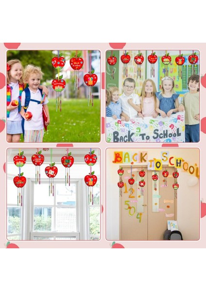 Çocuk Rüzgar Zil Süsleri Dıy Boyalı Doğum Günü Partisi Sanat Aktivitesi Dekorasyon Kolye, Daire Seti (Yurt Dışından) fırsatları