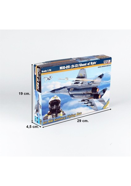 D110 1772 Mıg-29 (9-13) Kiev'in Hayaleti Savaş Uçağı Plastik Model Kiti