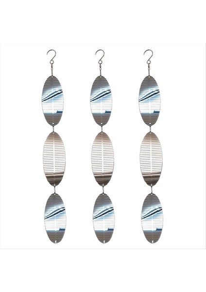 Son Derece Yansıtıcı Kuş Korkutucu Disk Seti, Açık Bahçeler Için 9 Metal Disk Dekorasyonu, Av Avlu Çiftliği Için Kuş Caydırıcısı (Yurt Dışından)