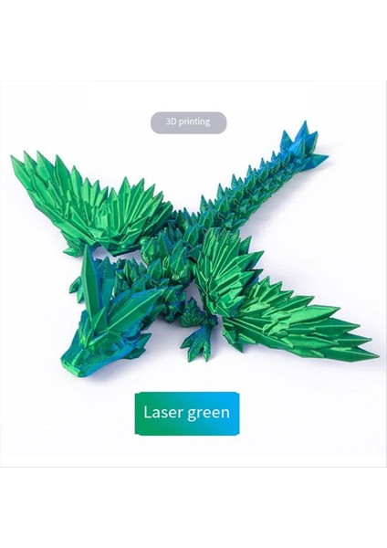 3D Baskılı Taş Ejderha Gradyan Üst Düzey Figür Çevre Dostu Kristal Ejderha Modaya Gizli Oyuncak Figürü, Kırmızı (Yurt Dışından) fiyatları