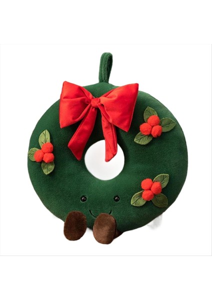 Noel Yeni Peluş Yastık Dolgulu Çikolatalı Kurabiye Evi Dekor Yastık Yastık Sevimli Komik Noel Ağacı Partisi Dekor Bebek A (Yurt Dışından)