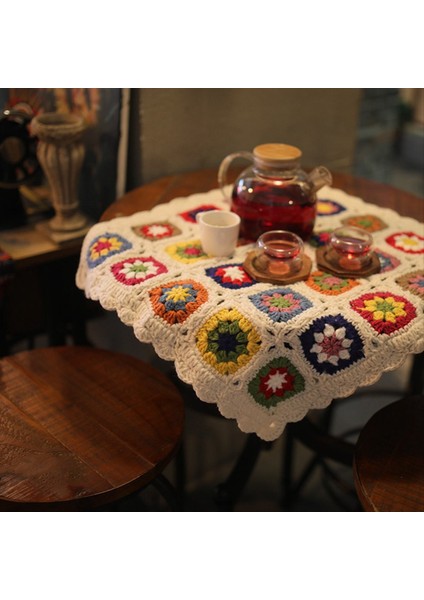 El Yapımı Örme Tığ Işi Iplik Mat Büyükannesi Büyükanne Ülke Tarzı Dekoratif Masa Örtüsü Ev Dekor Aksesuarları (Yurt Dışından) fiyatları