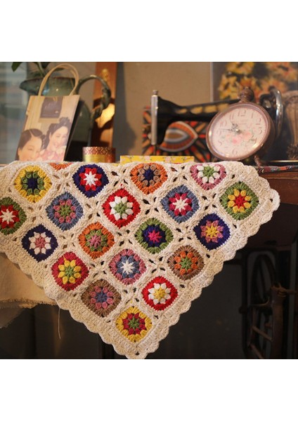 El Yapımı Örme Tığ Işi Iplik Mat Büyükannesi Büyükanne Ülke Tarzı Dekoratif Masa Örtüsü Ev Dekor Aksesuarları (Yurt Dışından) indirimleri