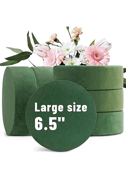 6 Paket Çiçek Köpük Bloklar, 6,5 Inç Kuru Çiçek Köpük Için Yapay Çiçek Düğün Koridoru Çiçekler Parti Dekorasyonu (Yurt Dışından) fiyatları