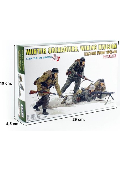 6372 1/35 Ölçek, Kış Bombacıları (Viking Tümeni) Asker Figürleri Plastik Model Kiti indirimleri