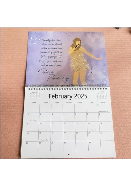 2025 Takvim 2025 Duvar Takvimi Için Fan Takvimi Için Eras Tour Takvimi (Yurt Dışından) fırsatları