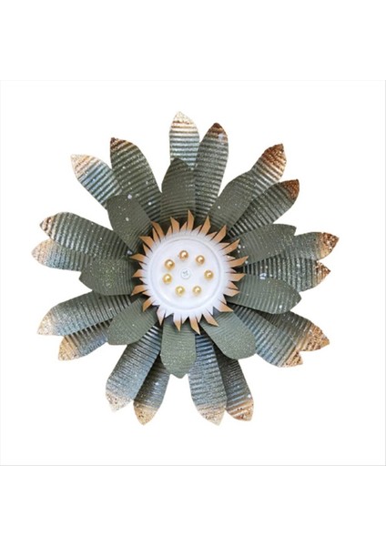 Metal Çiçekler Duvar Heykelleri Metal Sanatsal Duvar Asma Dekoru Aile Dostu Komşu 17CM (Yurt Dışından)