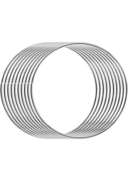 10 Paket 4 Inç Gümüş Rüya Yakalayıcı Metal Yüzükler Çiçek Çemberleri Çelenk Macram Kreasyonları Zanaat Için Halka (Yurt Dışından) fiyatları