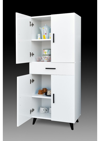 4 Kapaklı Çekmeceli Mutfak Dolabı | Banyo Dolabı | Çok Amaçlı Dolap - Sonomo fiyatları