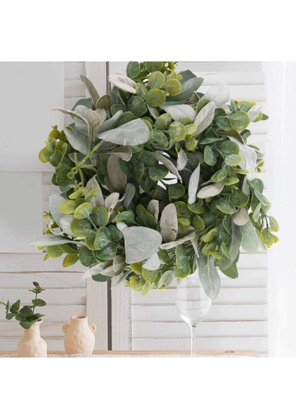 Kuzular Kulak Garland Yeşillik ve Okaliptüs Asma/38 Inç Uzunluğunda/açık Renkli Sürünmüş Yapraklar/yumuşak ve Drapey Düğün (Yurt Dışından) fırsatları
