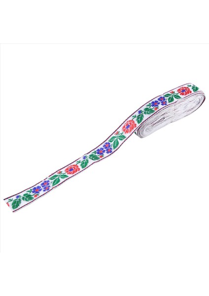 Çiçek Jakard Şerit Döşeme, Dikiş Dokuma Jakar Şerit Vintage Işlemeli Dantel Şerit Kumaş Dekor Döşeme Stili A (Yurt Dışından) indirimleri