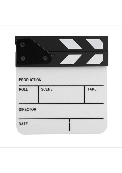 Action Cut Board, Akrilik Film Clapboard Kuru Silme Kompakt Boyutu Tv Filmi Yönetmeni Kesilmiş Aksiyon Sahne Alkış Tahtası (Yurt Dışından) fırsatları