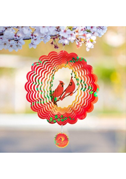 Linnet Rüzgar Spinner Metal 3D Dönen Windchimes Lüks Sanat Bahçesi Döküm Dış Mekan Dekorasyonu (Yurt Dışından) modelleri
