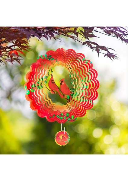 Linnet Rüzgar Spinner Metal 3D Dönen Windchimes Lüks Sanat Bahçesi Döküm Dış Mekan Dekorasyonu (Yurt Dışından) fırsatları