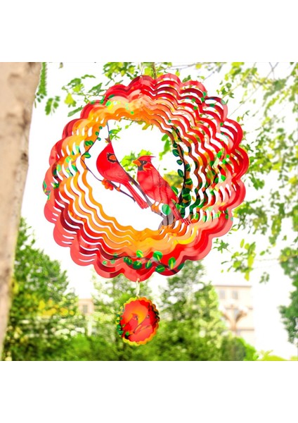 Linnet Rüzgar Spinner Metal 3D Dönen Windchimes Lüks Sanat Bahçesi Döküm Dış Mekan Dekorasyonu (Yurt Dışından) indirimleri