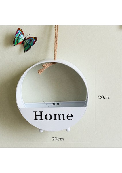 Duvar Asılı Çiçekler Ekici Bitki Saksı Dekor Modern Bitki Vazo Kap Tutucu Asılı Saksı Gri (Yurt Dışından) fırsatları