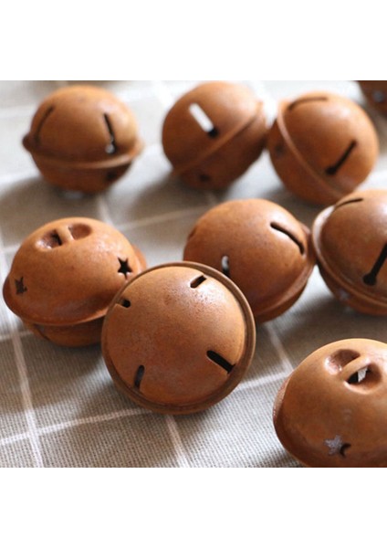 12 Pcs 40MM Rusty Metal Yıldız Kesim Noel Tatil Zanaat Kapalı Açık Ev Parti Dekorasyonları Için Jingle Bells (Yurt Dışından) fiyatları