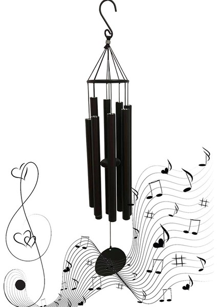 Rüzgar Çanları Açık Büyük Derin Tonlu 8 Metal Tüpler Ev Bahçesi/avlu/balkon Dekor Için Rüzgar Çanları (Yurt Dışından) modelleri