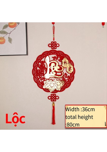 Çin Ay Yeni Yıl Dekor 2024 Vietnam Bahar Festivali Asma Kolye Çin Düğüm Kolye Ev Dekorasyon Stili 1 (Yurt Dışından) fiyatları