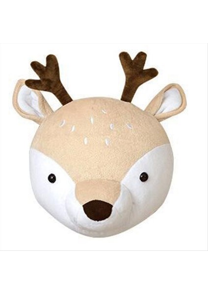 Doldurulmuş Hayvan Kafa Duvar Dekorasyonu, Doldurulmuş Hayvan Kolye, Oyuncak Çocuk Yatak Odası Dekorasyonu Hayvan Kafa Dekorasyonu B (Yurt Dışından)