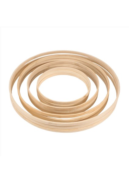 Bambu Çiçek Çember Çelenk Macrame Zanaat Dream Catcher Hoops Yüzükler Dıy Düğün Çelenk Dekoru, Macrame Dream Catcher (Yurt Dışından)