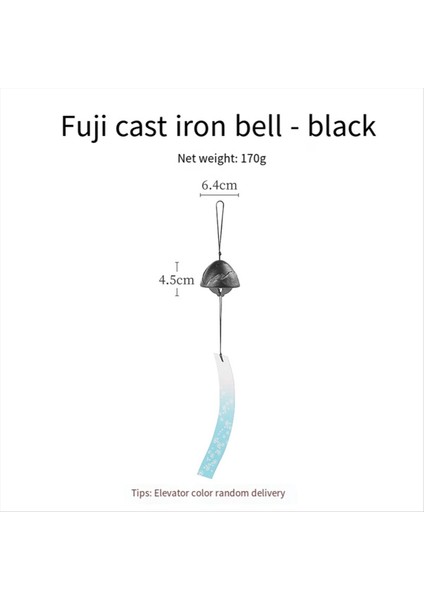 Siyah Japon Rüzgar Chime Güney Dökme Demir Kaya Rüzgar Çiğnen (Yurt Dışından) modelleri