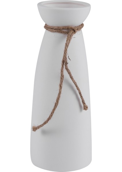 Beyaz Seramik Vazo Minimalist Stil Dekorasyonu, Modern Ev Dekorasyonu Porselen Vazo Mat Tasarım (B Stili) (Yurt Dışından)